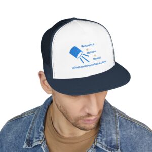 Cool Embroidered 5 Panel Trucker Cap | Outdoor, Casual, Gift, Summer Wear, Statement Hat